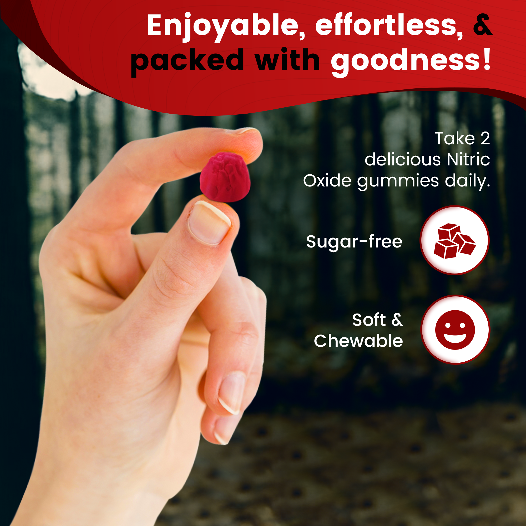 Hercules Nitric Oxide Gummies (Blood Flow Boosting)