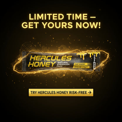 Hercules Natural Honey Sticks 6-in-1 Herbal Performance Blend (16 Count)