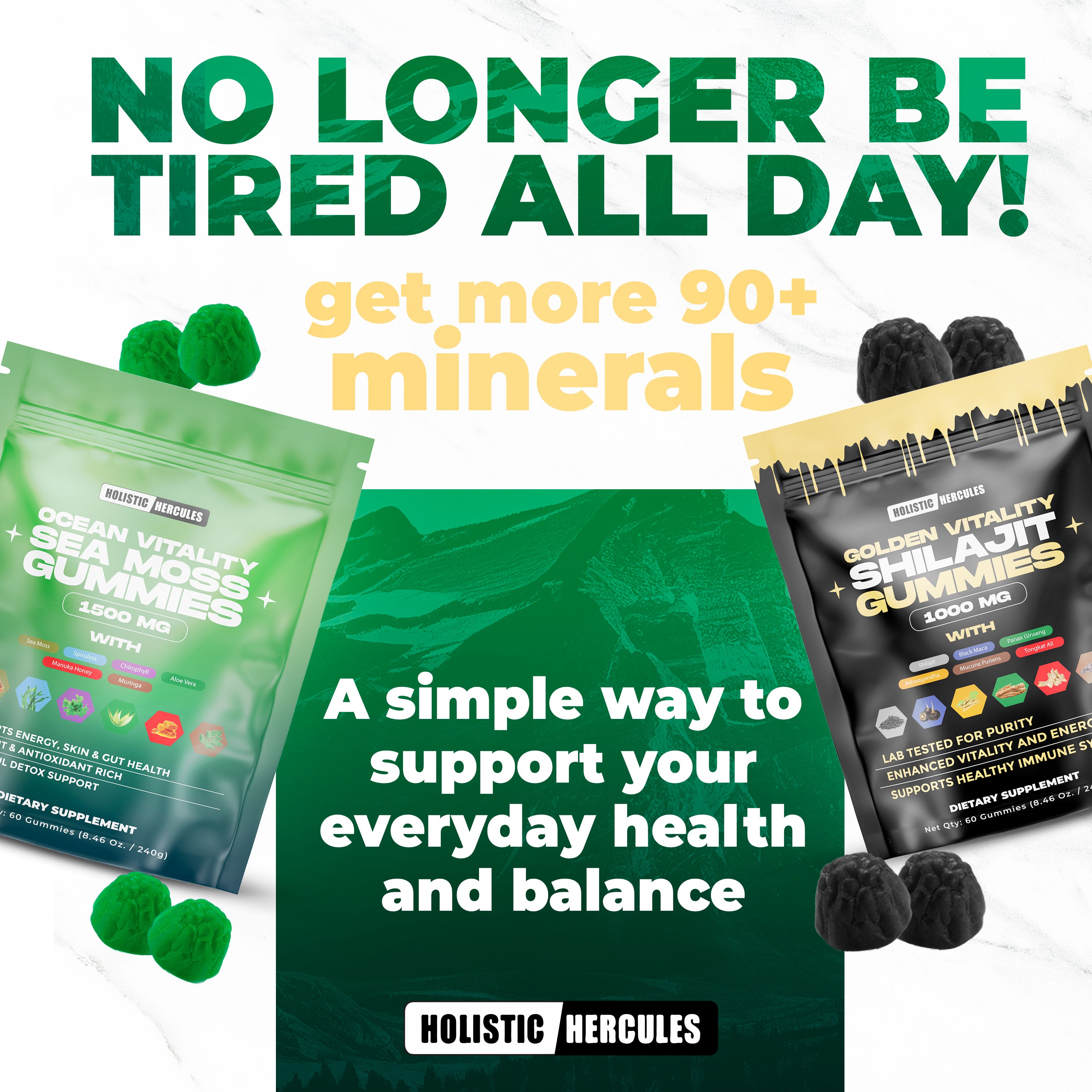 Hercules Sea Moss Gummies (Energy & Libido Boosting)