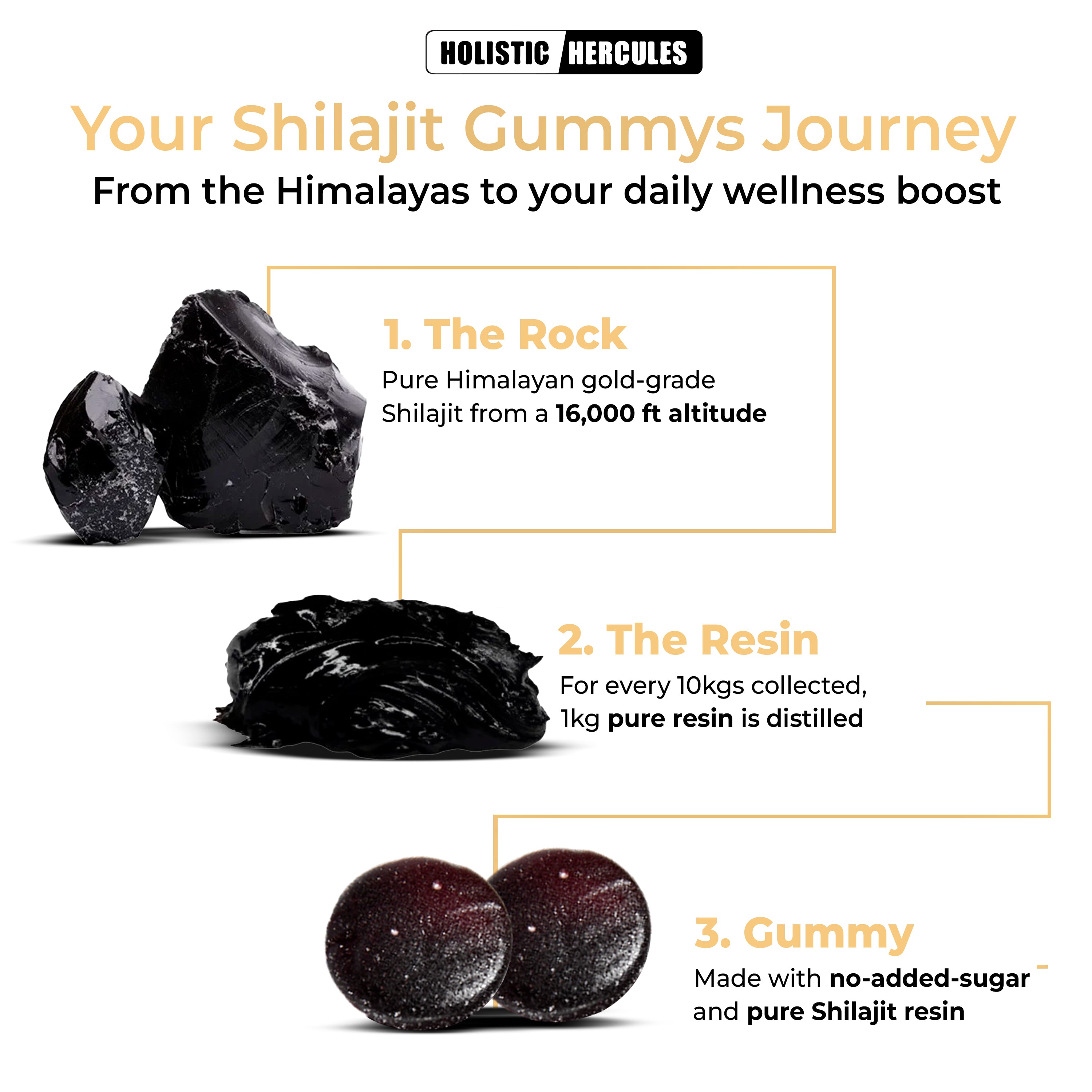 Hercules Shilajit & Sea Moss Gummies Bundle