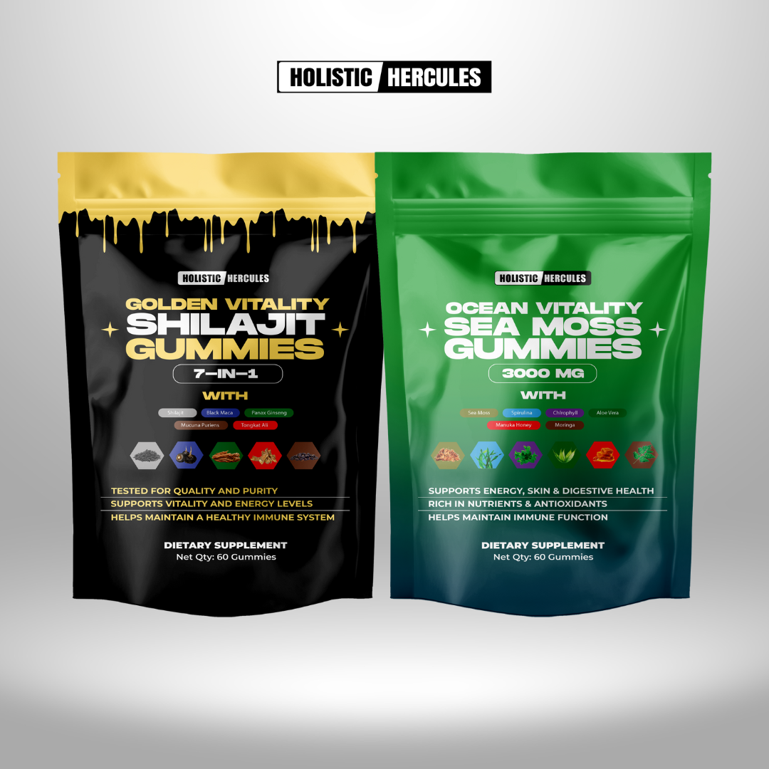 Hercules Shilajit & Sea Moss Gummies Bundle