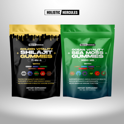 Hercules Shilajit & Sea Moss Gummies Bundle